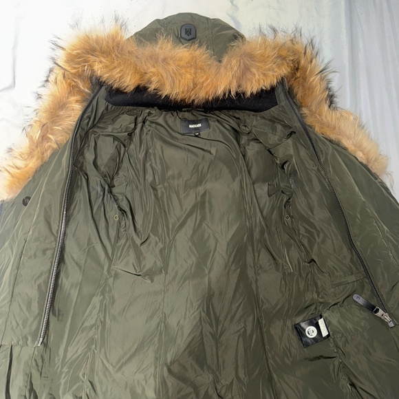 ADALI-F Down coat with natural fur Signature Mackage Collar - Picture 4 of 7